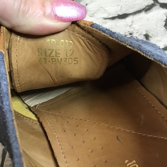 Samuel Wndsor Shoes Mens Size 12 Classic Wingtip Oxfords Lace Up Leather - Picture 14 of 14